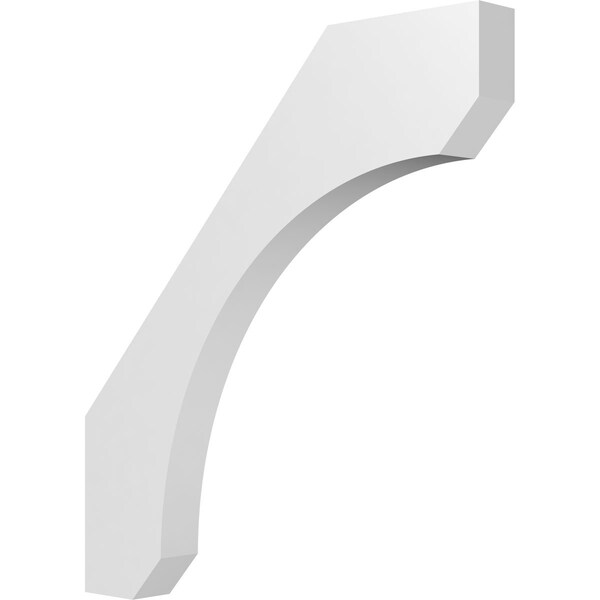 Ekena Millwork 3 1/2-in. W x 32-in. D x 36-in. H Legacy Architectural Grade PVC Knee Brace BRCP035X32X36LEC - main